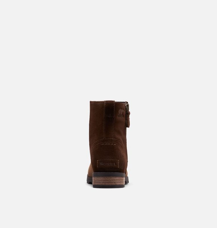 Sorel Dam Stövlar Mörk Brun - Emelie™ Zip Låga - AYN-057692